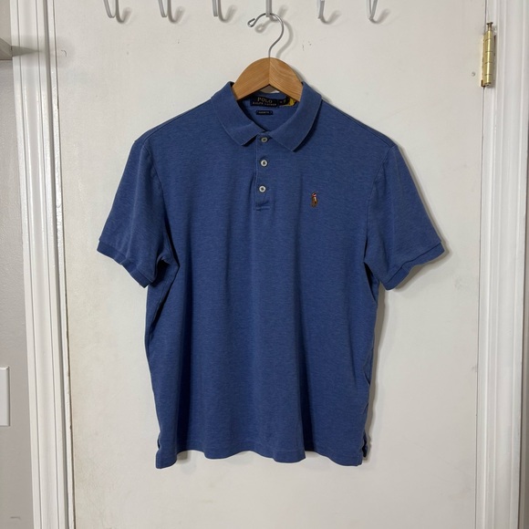 Ralph Lauren Other - Ralph Lauren Men's Classic Blue Soft Cotton Polo Shirt